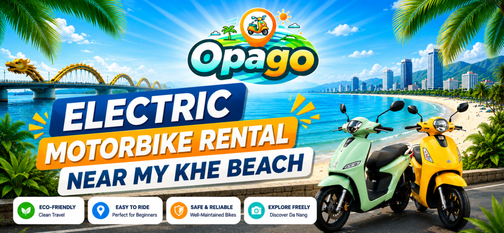 electric motorbike rental near my khe beach